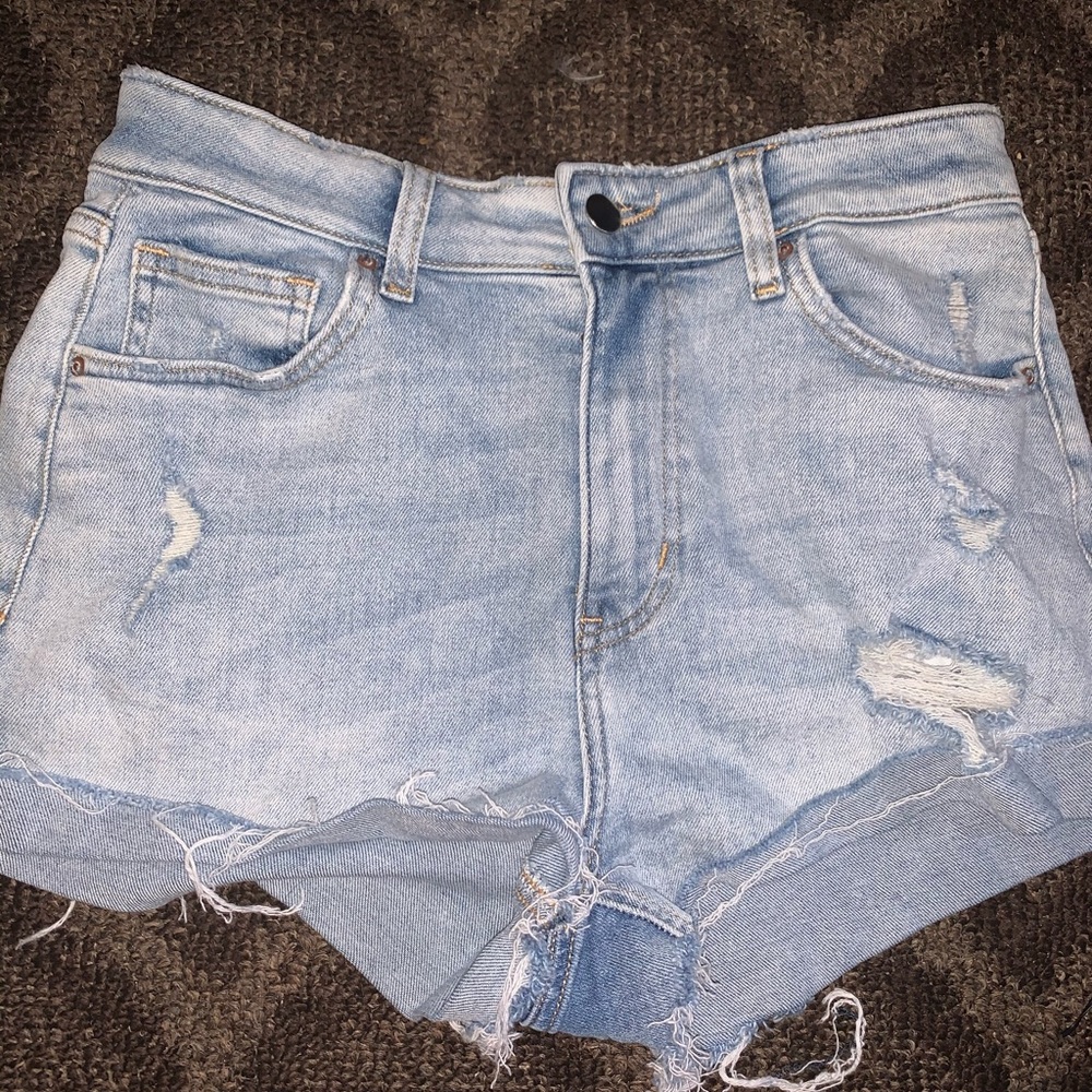 H&M Light Blue Denim Shorts